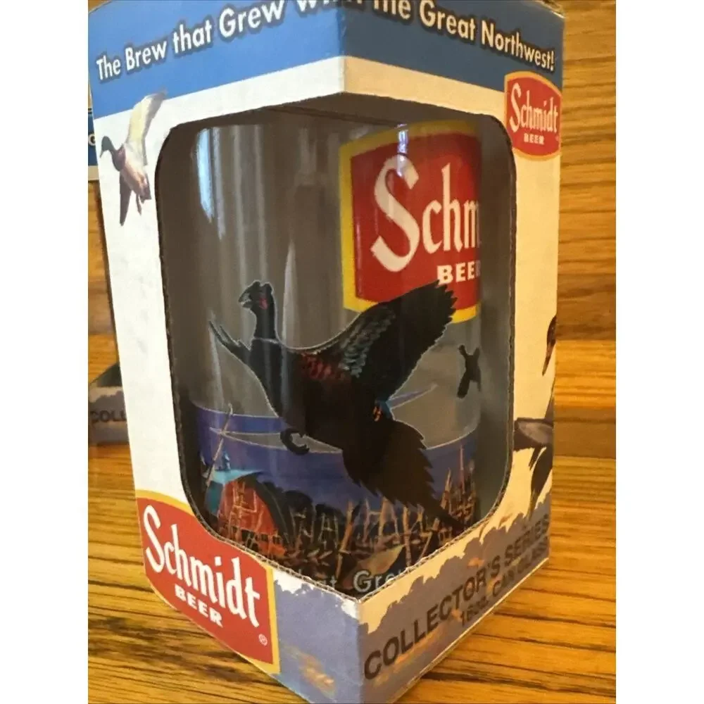 Schmidt 16 oz. Wildlife Assorted Can Glass 4-Piece Set